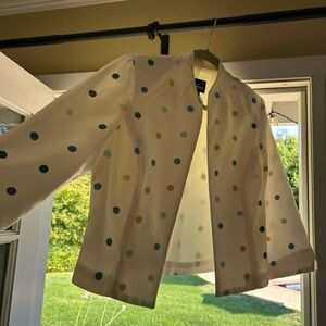 Polka Dot Open Jacket